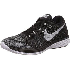 Nike Flyknit Lunar 3 running shoes in black and white Oreo